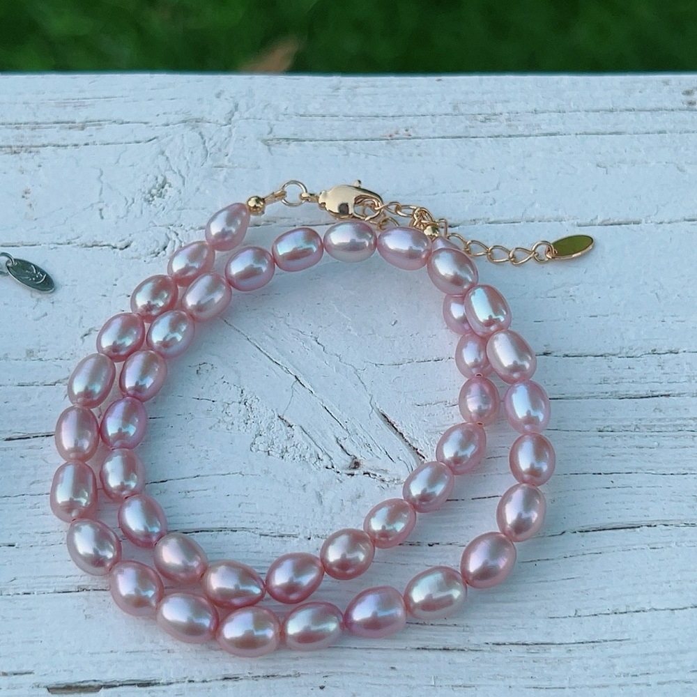 N37 Handmade Freshwater Pearl Necklace - Picture 4 of 5